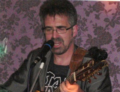Looking a bit too serious at the Gig in Brampton on 16th November 2013