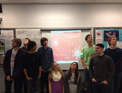 This is the Bohemian, artsy shot of the class. Note their dispassionate, far off stares :)