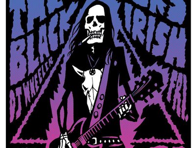 Blue Snaggletooth show bill - artwork by Jeremy Wheeler