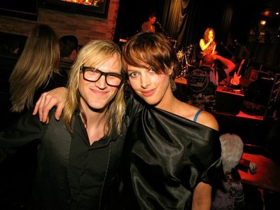 My guitarist and I at a benefit we played in Vancouver.
