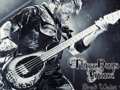 Brad Walst - Bass - 3 Days Grace / Awesome show in Little Rock! Thanks 3DG! â€” with Brad Walst and 