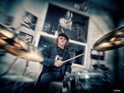 Robert Hall....drummer for Jerry Lee Lewis at Sun Studios in Memphis. Toooo Coool!