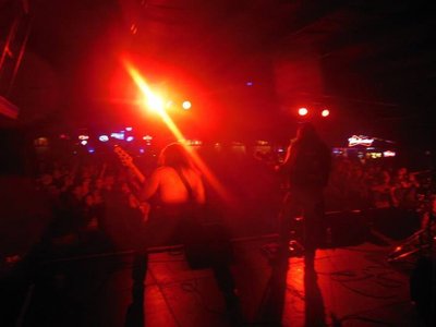 A shot of the crowd when we opened for Ted Nugent in Oklahoma city 