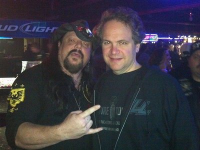Rick with Eddie Trunk from that metal show