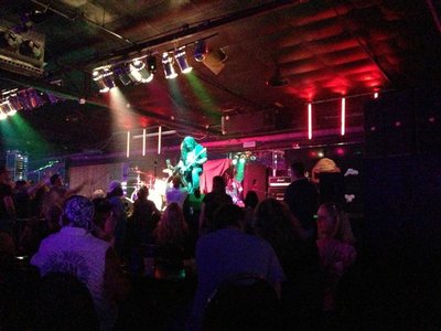A shot from the Great White show at the Chameleon room in OKC
