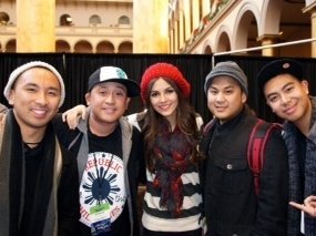 With victoria justice performing for president obama