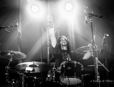 Marc finishing the gig.