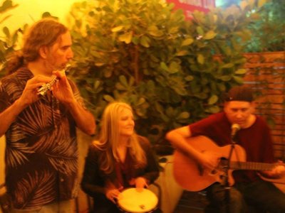 George & Trish with Special Guest Doug Tessler at Green Bar Kitchen Holiday Party