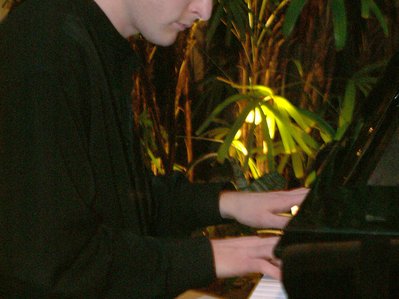 Steve playing piano