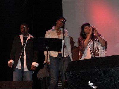 RaRe, Trina, and i singing with Rahsaan