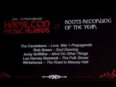 An honour to be nominated for Roots Recording of the Year! At HMAs.