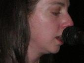 Kim singing at Frederick Coffee Co. 12/08