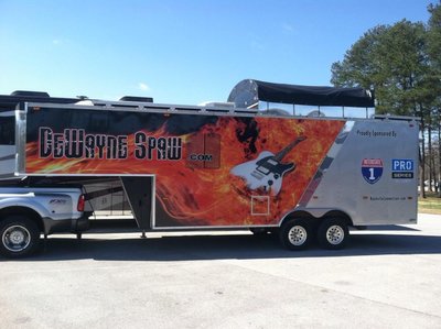 My trailer with the new wrap