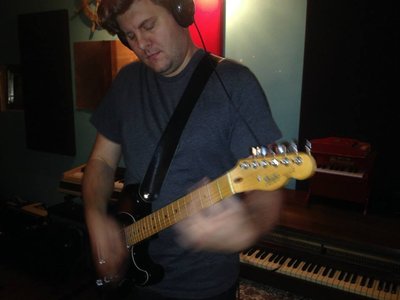 John in the studio