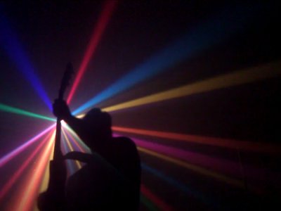 Is that the whole light show on stage?