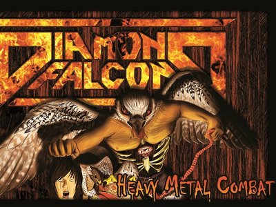 Diamond Falcon - Heavy Metal Combat album cover artwork snippet