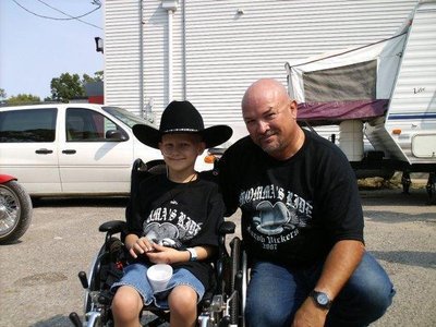 Jacob with Kim at Jacob's fund raiser