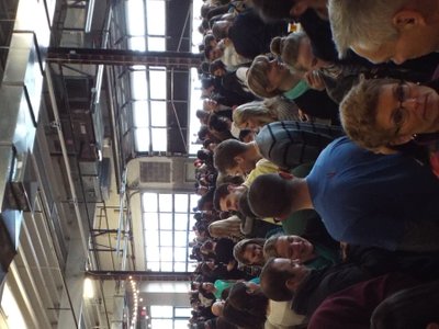 The crowd at Drink The District was huge! Over 1,000 people showed up.