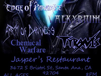 Saturday January 25th - MMR Productions (LA/OC/IE/LV)