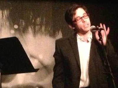 Performing New Songs and Poetry at La Poisson Rouge on 2/21/14, NY, NY.