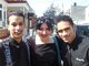 My Husband Me and a Friend on Our Wedding Day