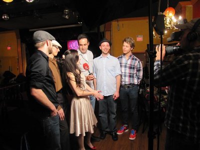 Irene Torres & the SugarDevils being interviewed on Rogers TV Toronto