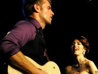 Joshua Piche & Irene Torres in performance.