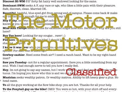 Classified by The Motor Primitives
