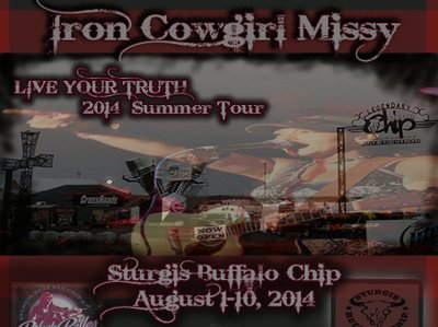 Sturgis Buffalo Chip Welcomes Iron Cowgirl Missy