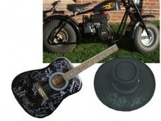 Iron Cowgirl Missy donates guitar for Sturgis Motorcycle Museum & Hall of Fame