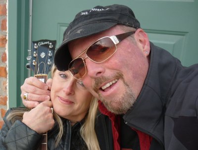 Kevin and Faith at the Cedar Point Lighthouse