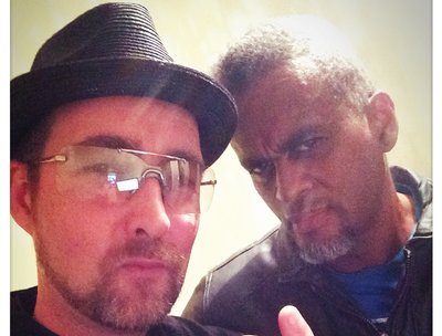 Dave Ital from "Chaka Khan" and I working on my album!