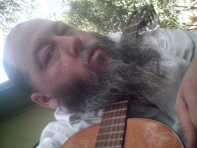beard and guitar