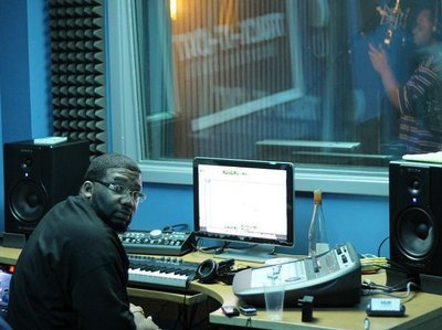 In the studio
