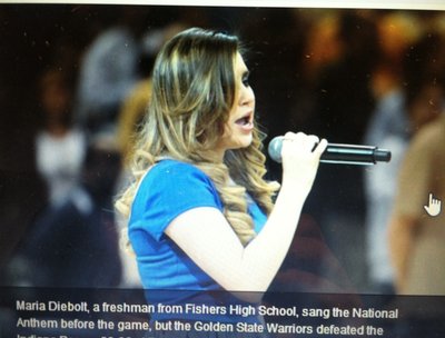 I made the game highlights on the Indy Star website!