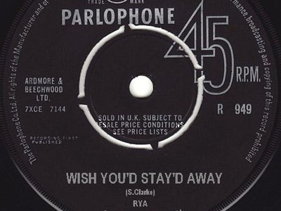 'Wish You'd Stay'd Away' front cover