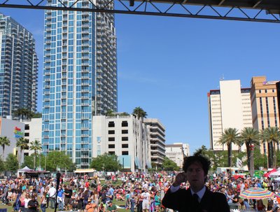 Gary at sound check Spring Beer Fling - Tampa, FL - March 2014