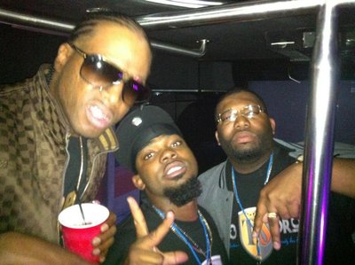 Hanging out with YukMouth & Semi Auto after our last performance together