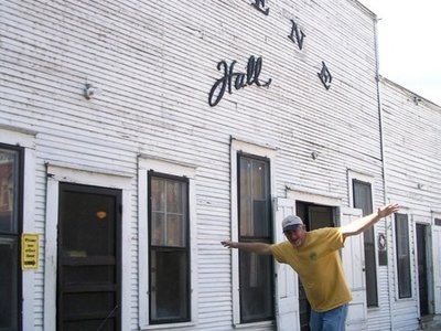 Landing at Gruene Hall, New Braunfels, TX , 2007