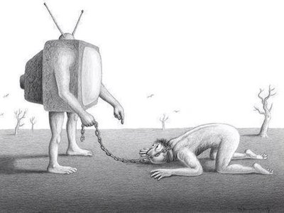 "Ma la tua libertÃ  Ã¨ un miraggio, se da settembre a maggio la domenica sei ostaggio della tua TV"