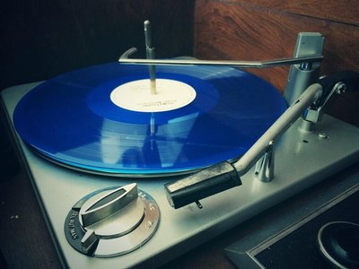Photo of a stolen copy of Blue Medicine, taken by Brent Barry