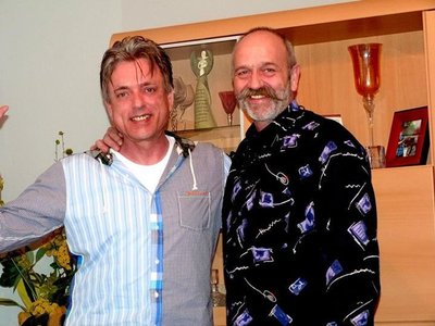 My Friend ( Bernd Suhm ) - Entertainer & Musician ( Right ) and me ( Left ) on my 54 Birthday !...Ap