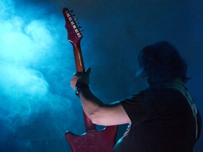 Chris Taylor at Fuzzfest - photo by Mike Gould.