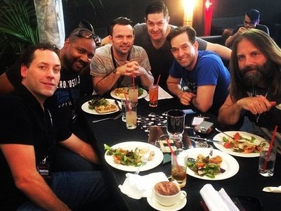 Backstage with Jars of Clay