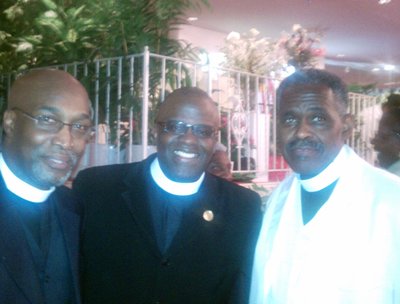 Elder Lionel Rhett, Elder Michael Holman and Supt Amos Kemper