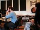 Lithuanian artist "Penta" & Engineer "Mac" working on the final Mix & Master at Mr. Mince Production