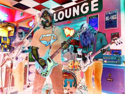 Blue Snaggletooth - Kadavar after party, Garden Bowl Detroit.