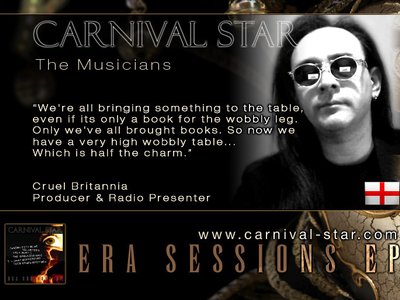 Cruel Britannia providing Bass Guitar on Era Sessions EP