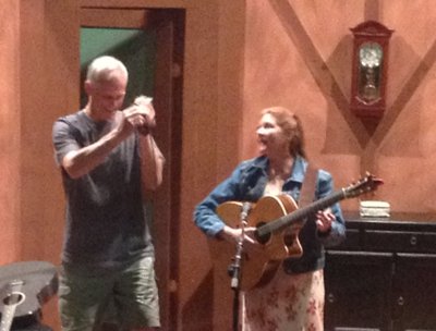 Sound check for Peter Mayer opener 5/18/14
