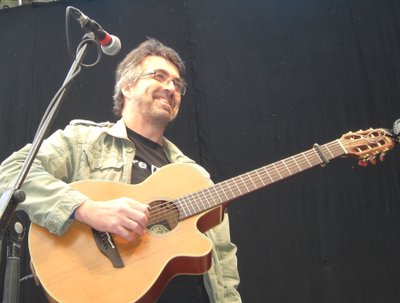 At the start of my set at the 2014 Stepping Stones Festival